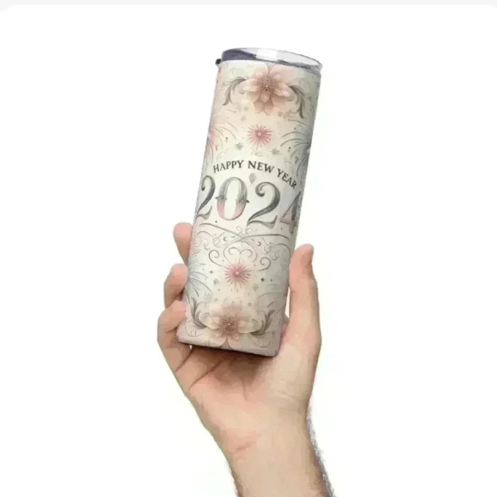 Happy new year 2024 tumbler